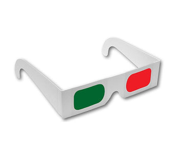 3D Glasses Red and Green - Rainbow Symphony