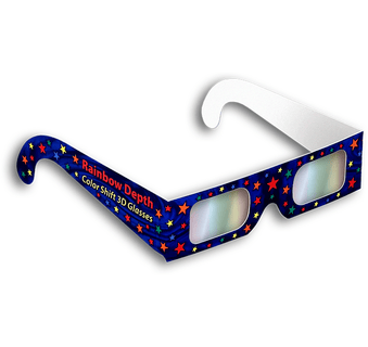 RainbowDepth 3D Glasses - Stars Frame