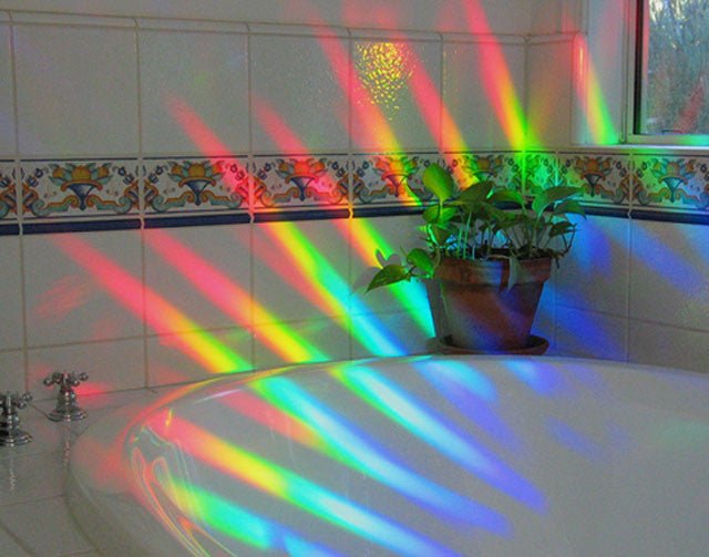 Axicon Suncatcher | Rainbow Prism Decor | Rainbow Symphony