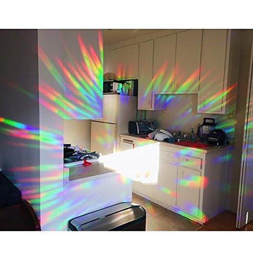 GORGECRAFT Sunflower Window Decals - Rainbow Prism Film Suncatcher Stickers For Glass Doors